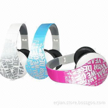 Bluetooth Headset with Mic, Memory Card SD/TF Card Slot and FM Radio, Super Bass Sound